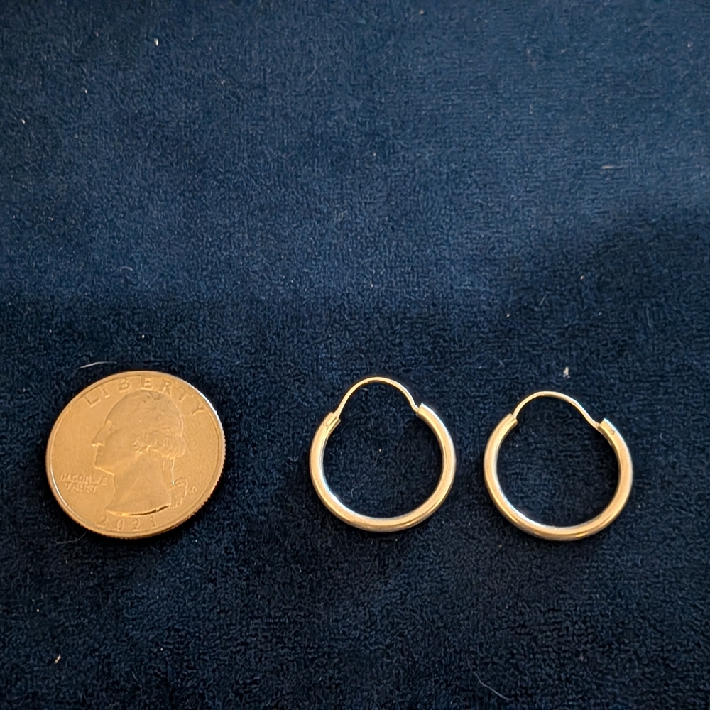 Sterling Silver Hoop Earrings